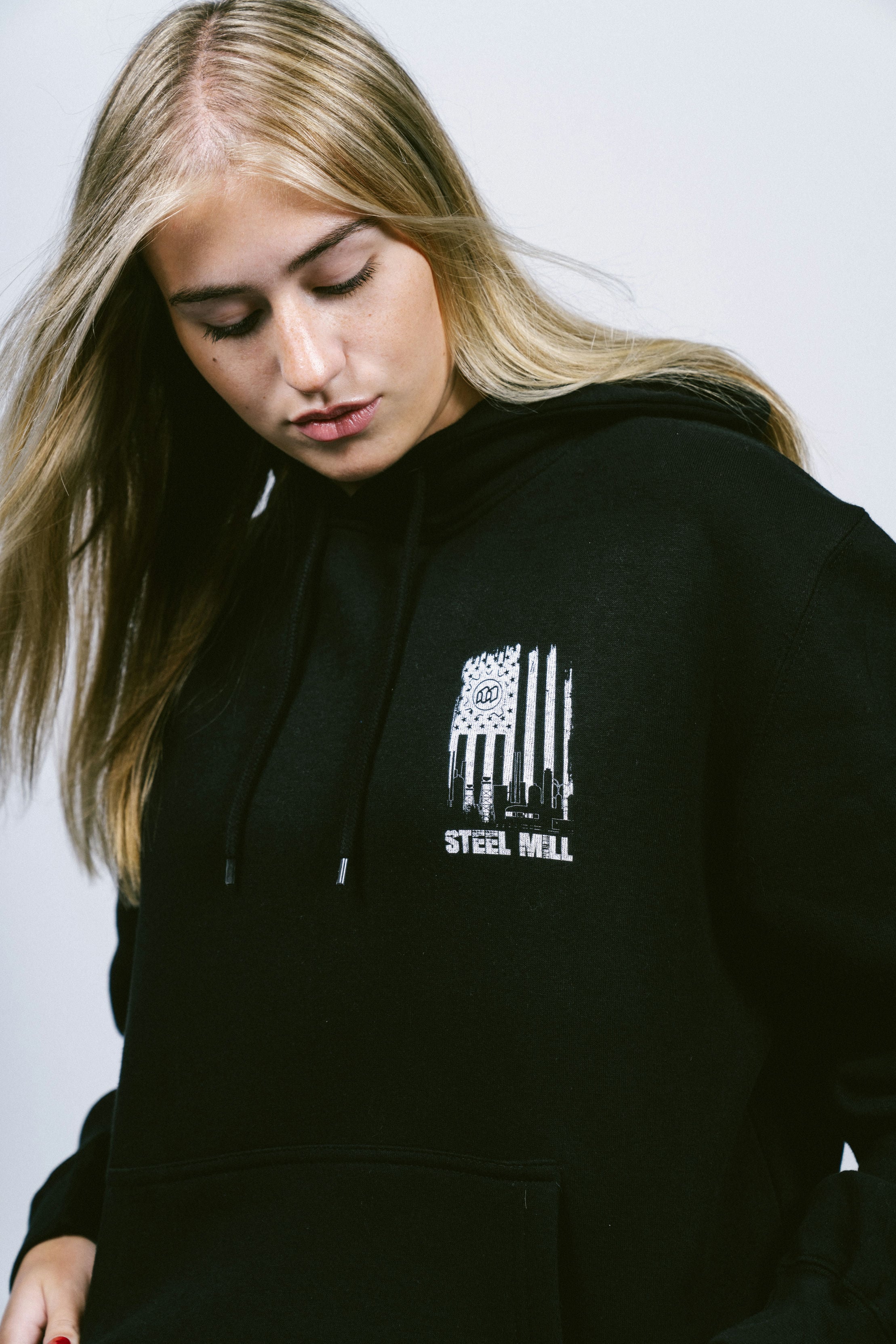 Steel Mill Hoodie Black