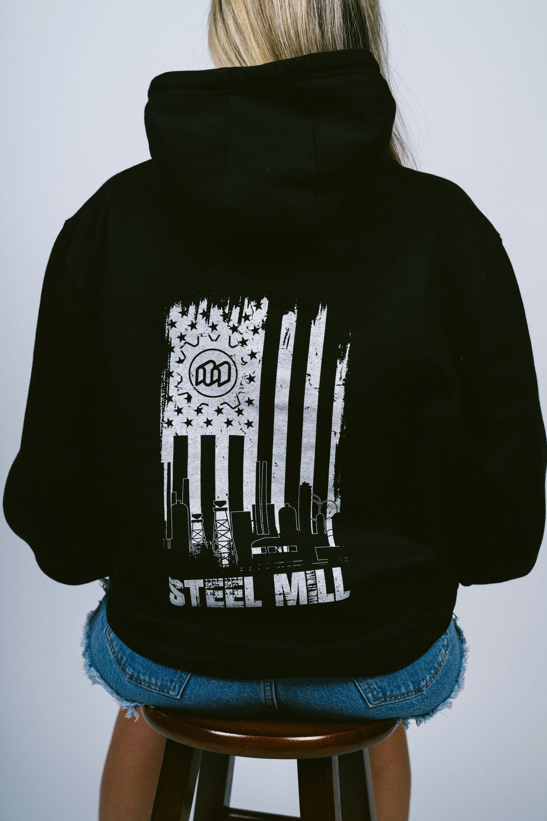 Steel Mill Hoodie Black