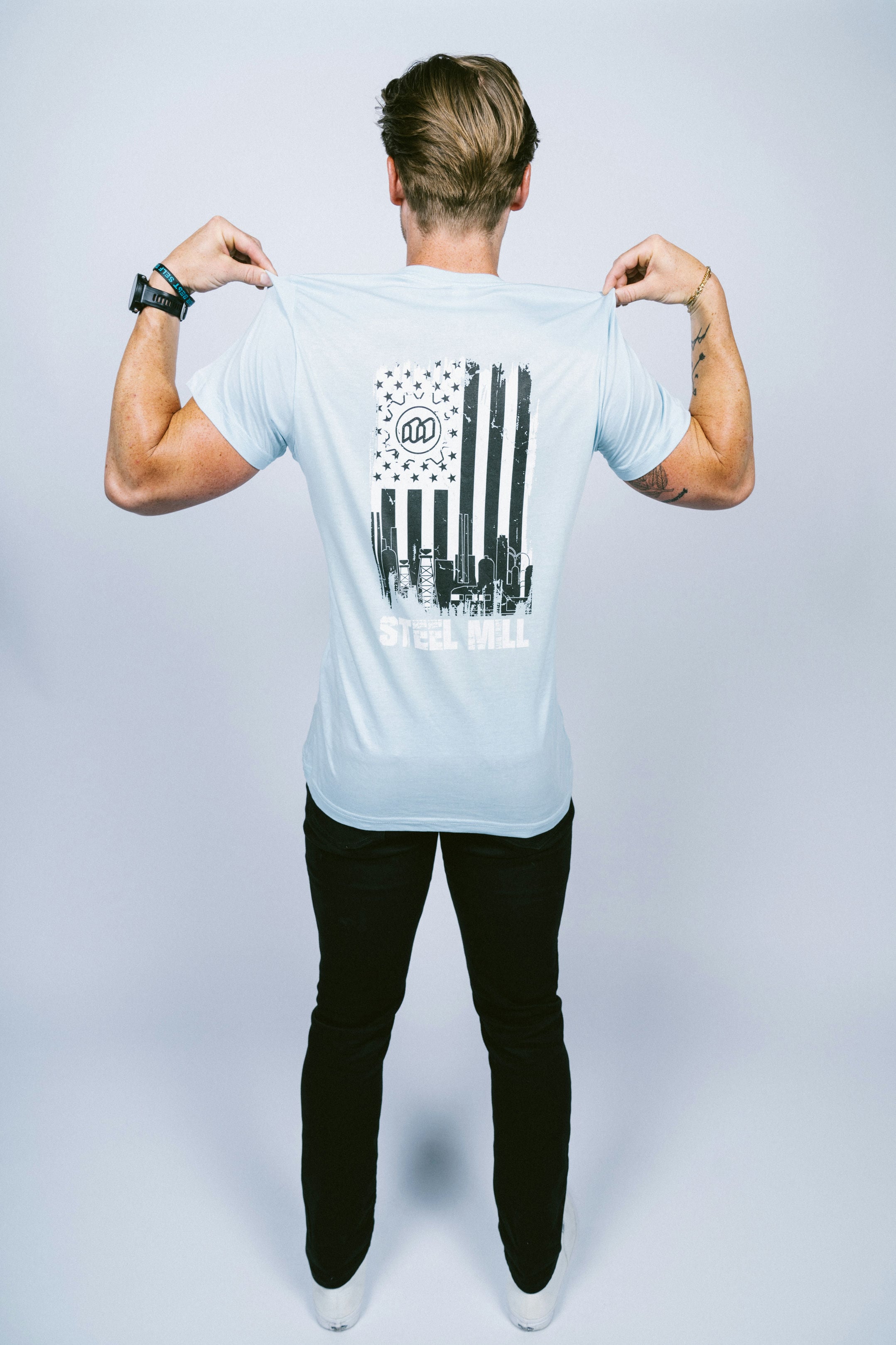 Steel Mill T-Shirt Stone Blue