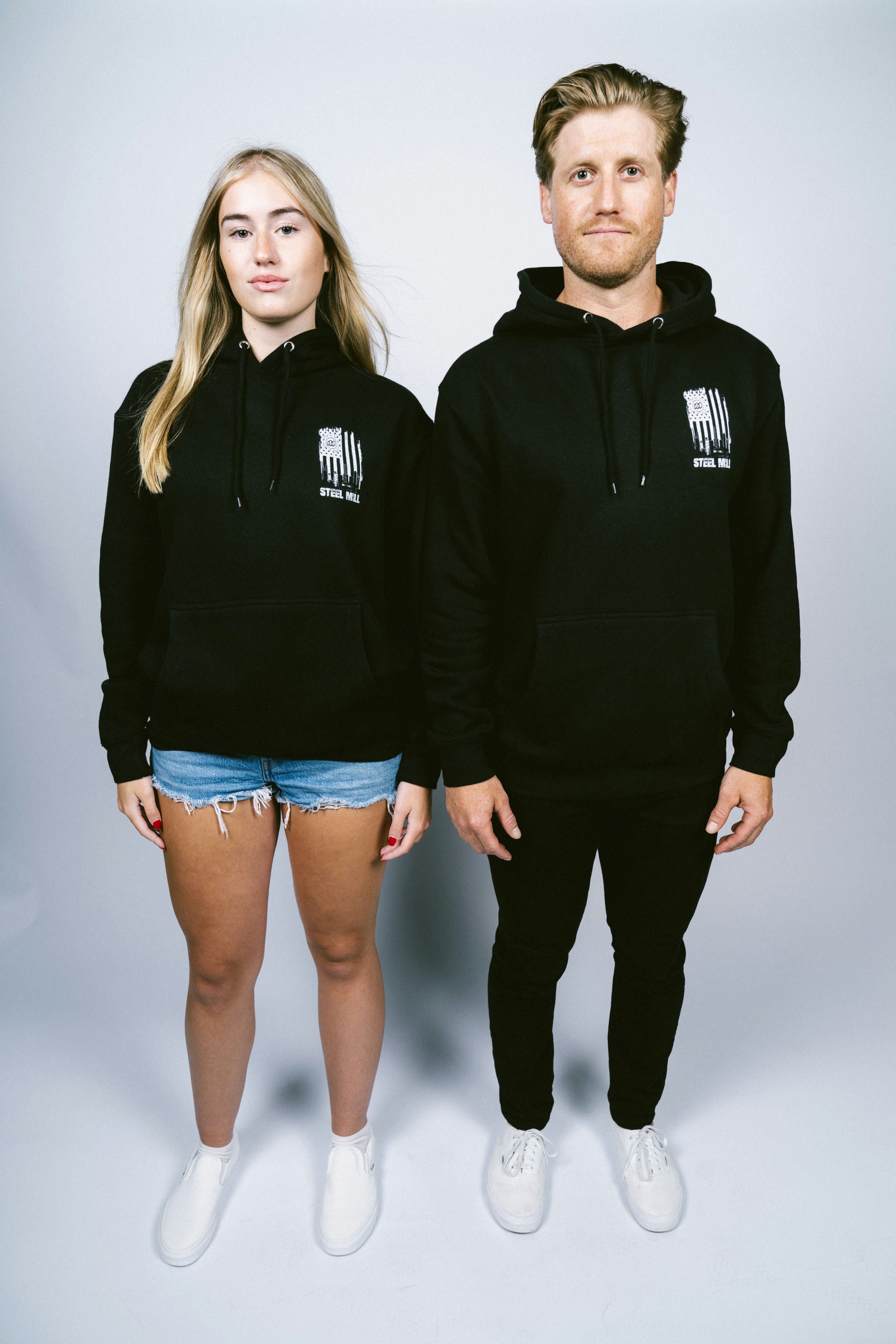 Steel Mill Hoodie Black