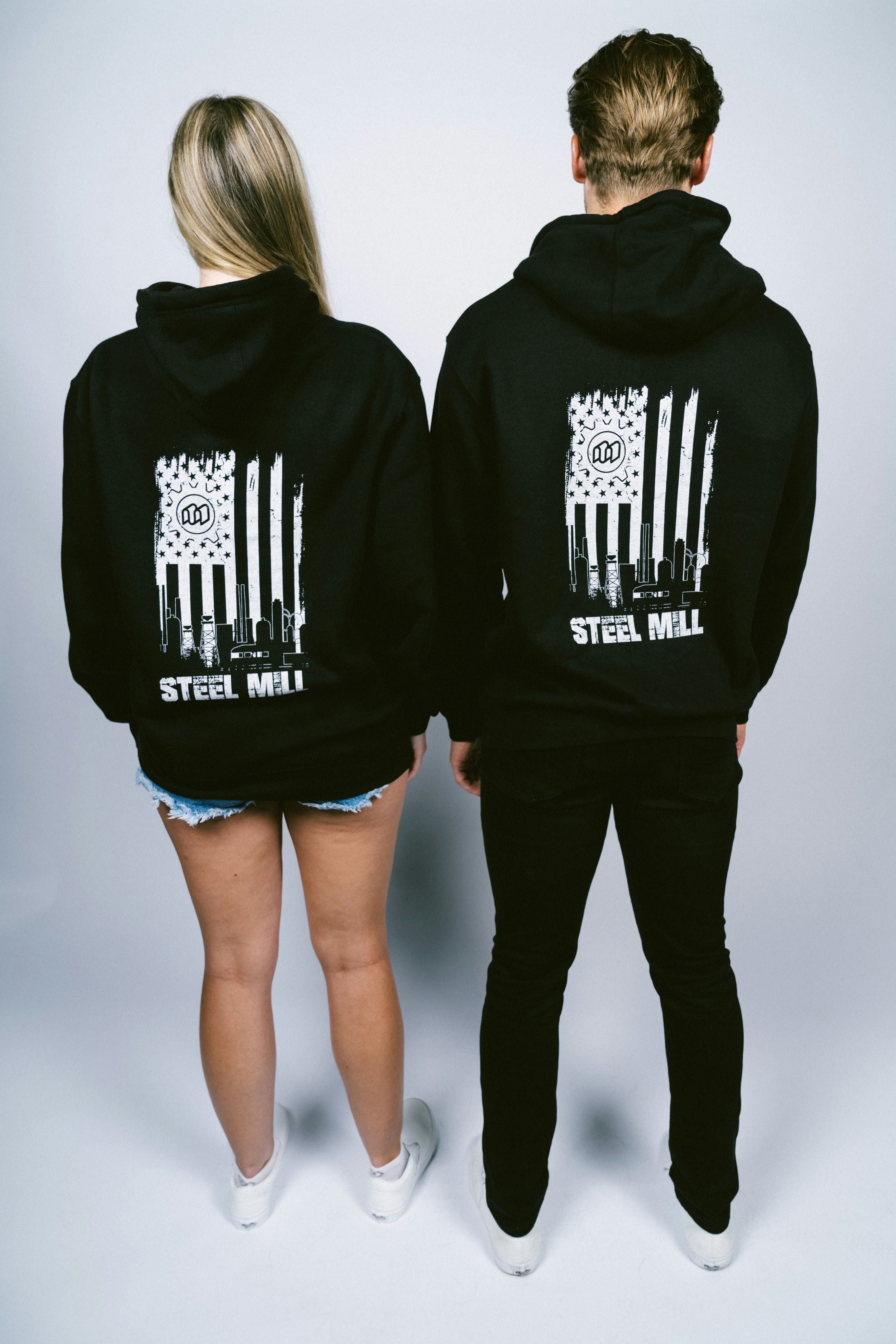 Steel Mill Hoodie Black