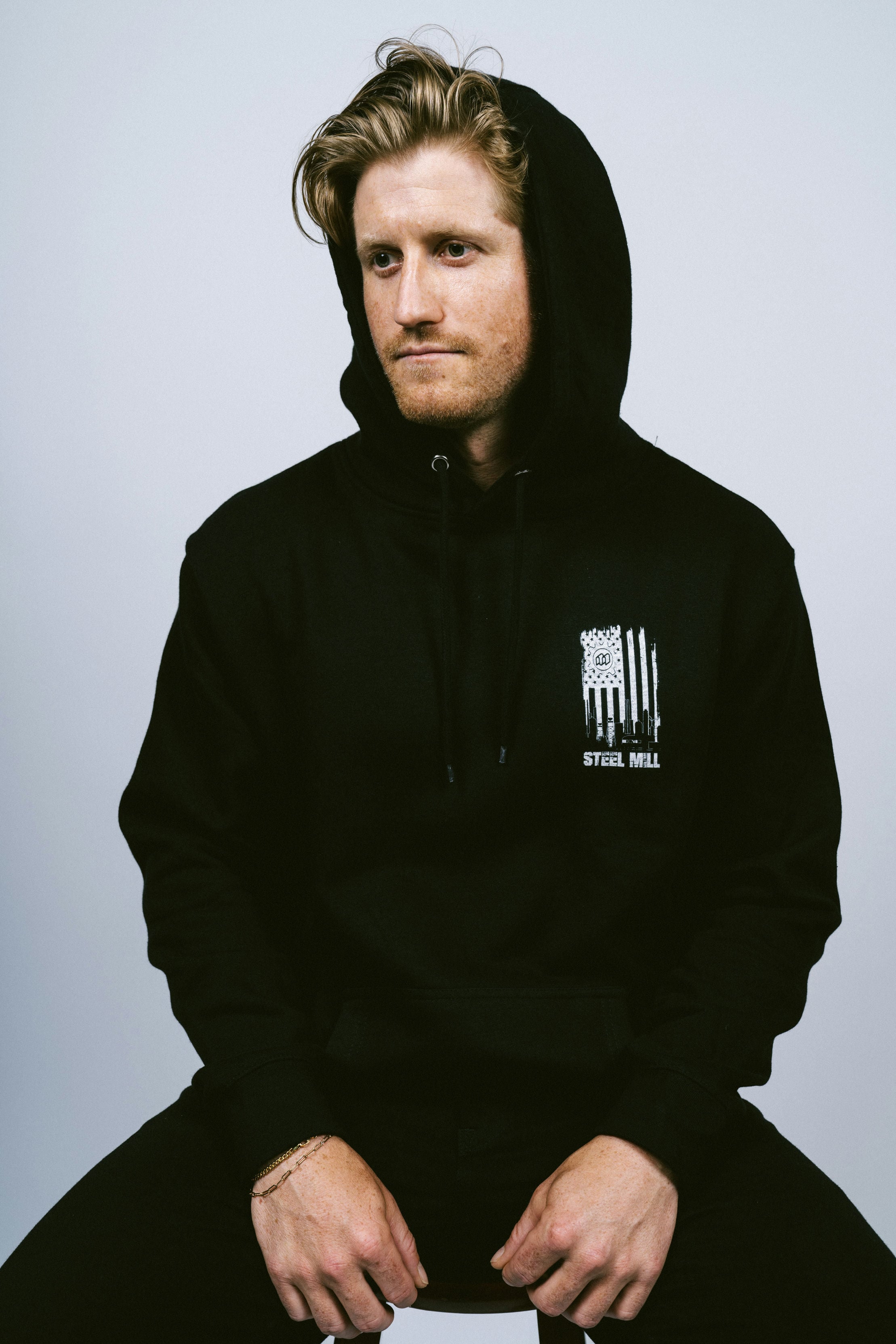 Steel Mill Hoodie Black