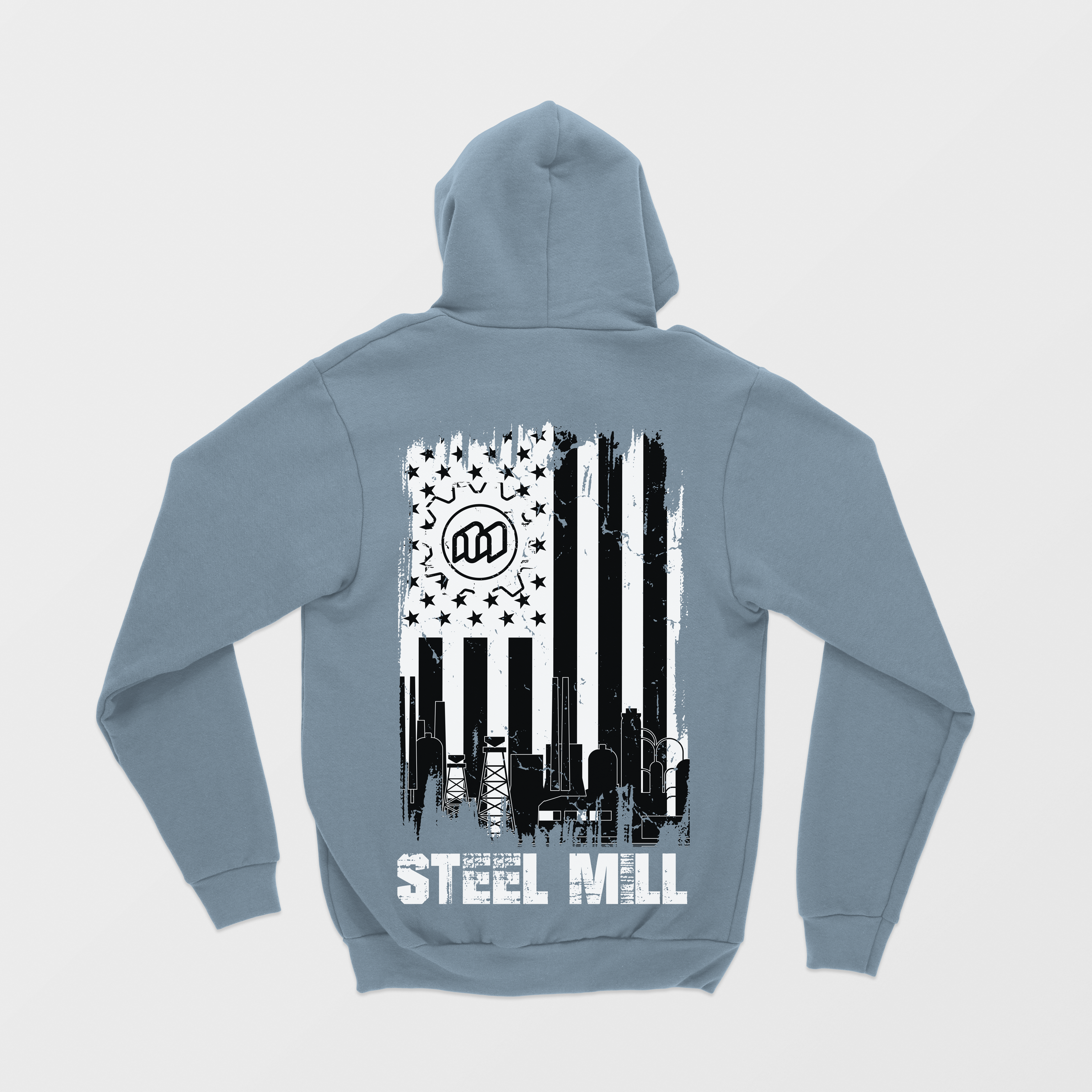 Steel Mill Hoodie Stone Blue