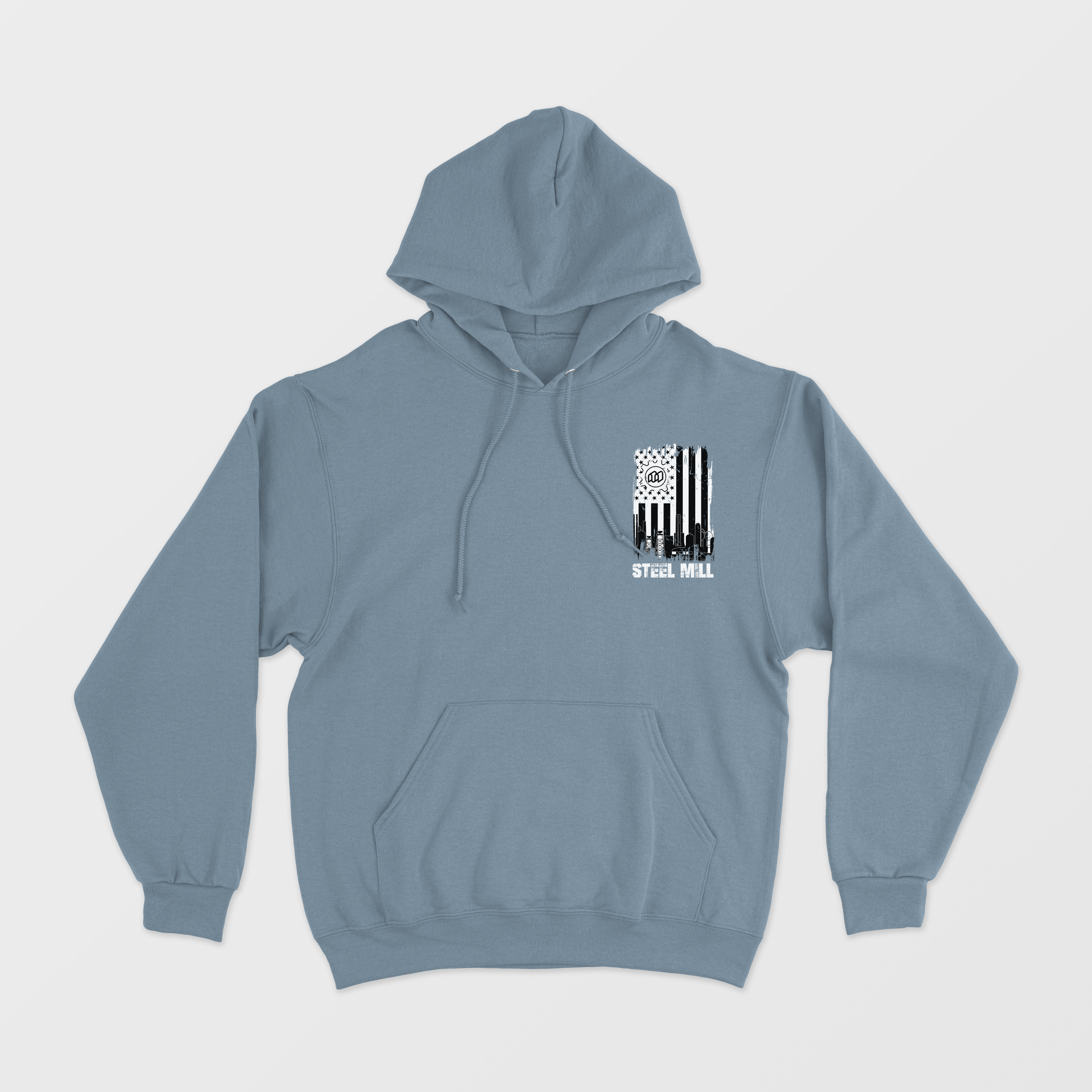 Steel Mill Hoodie Stone Blue