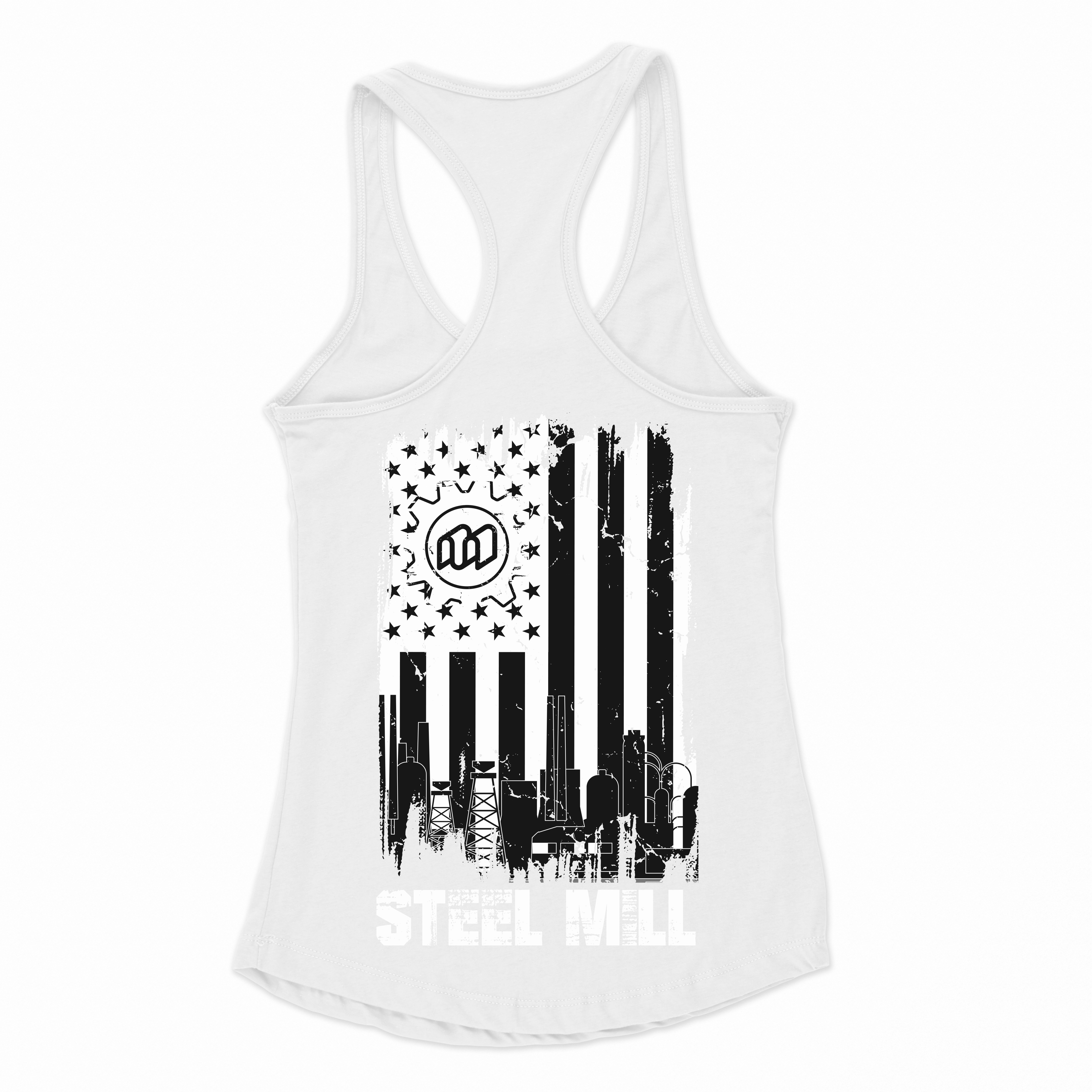 Mainline Metals Women's Tank Top White
