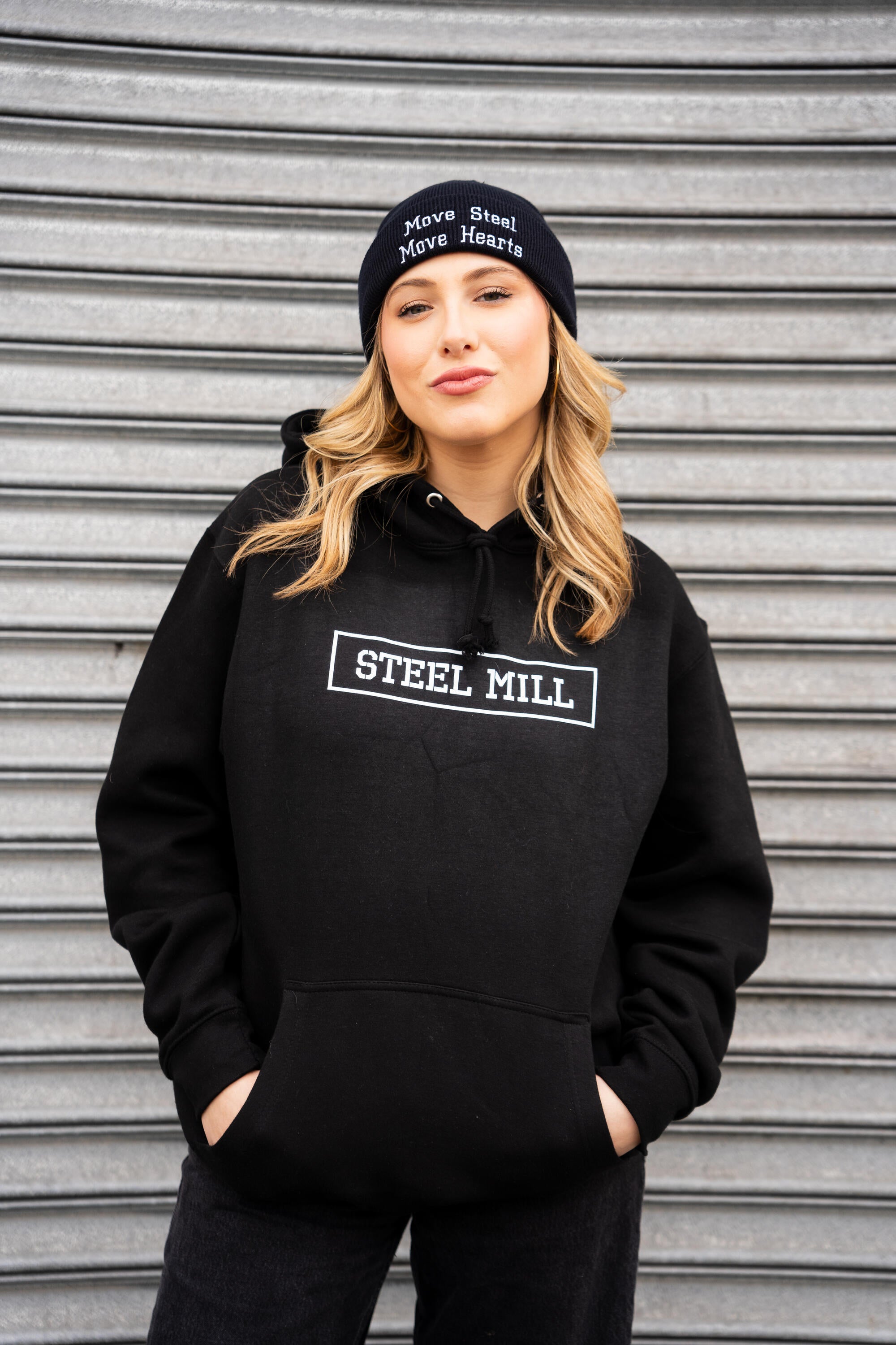 Steel Mill Hoodie Black
