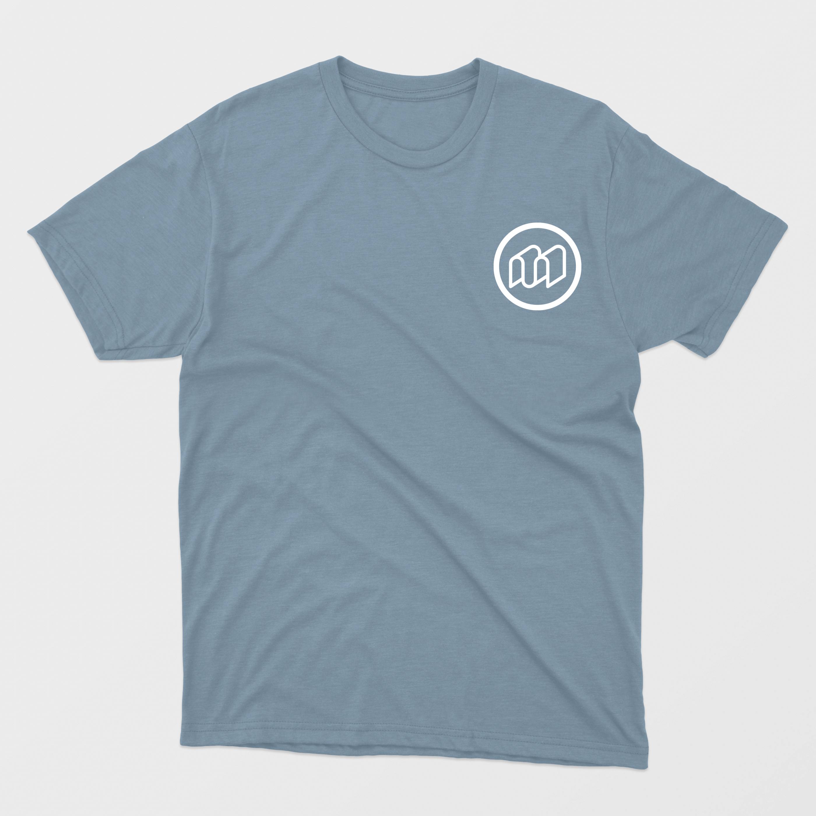 Mainline Metals T-Shirt Stone Blue