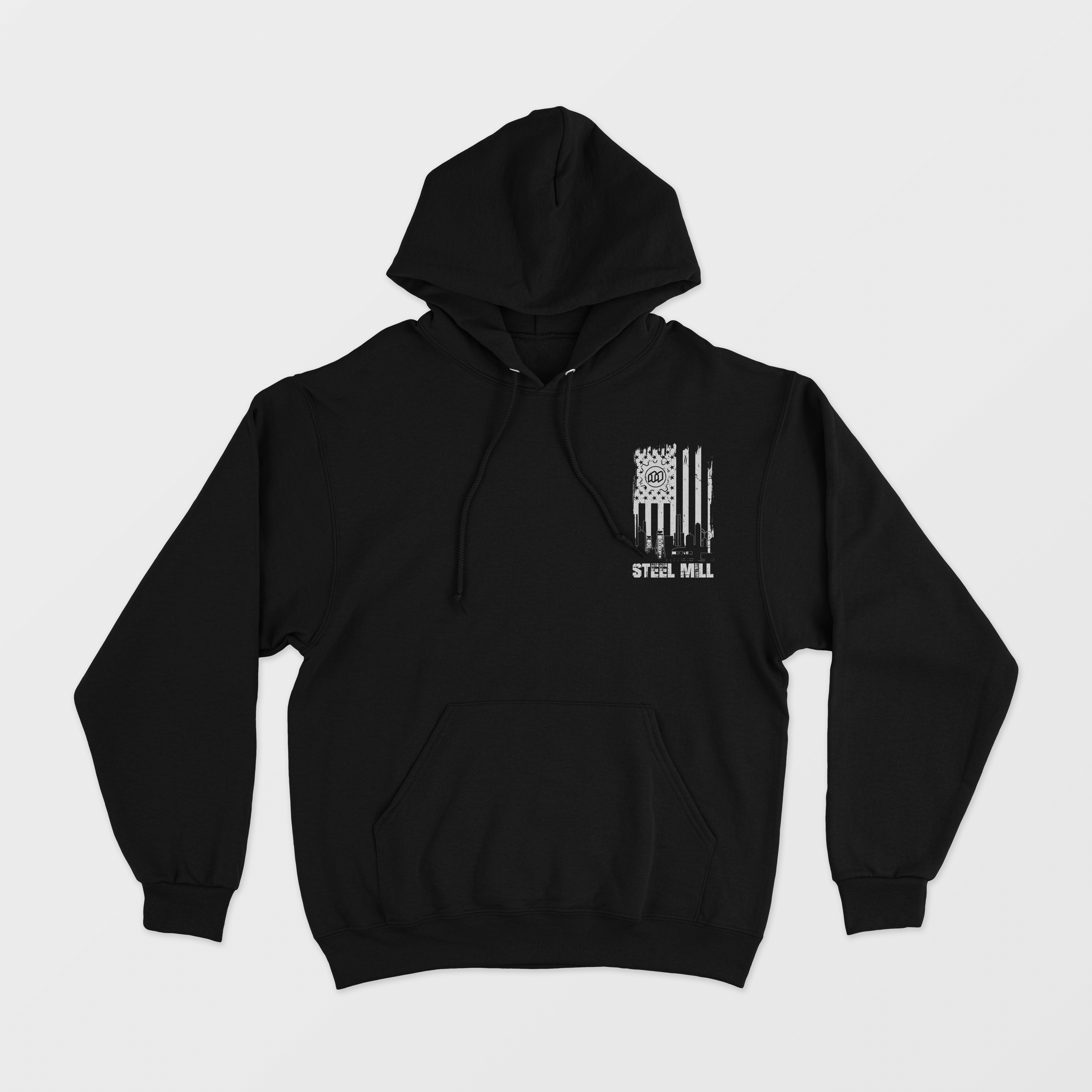 Steel Mill Hoodie Black