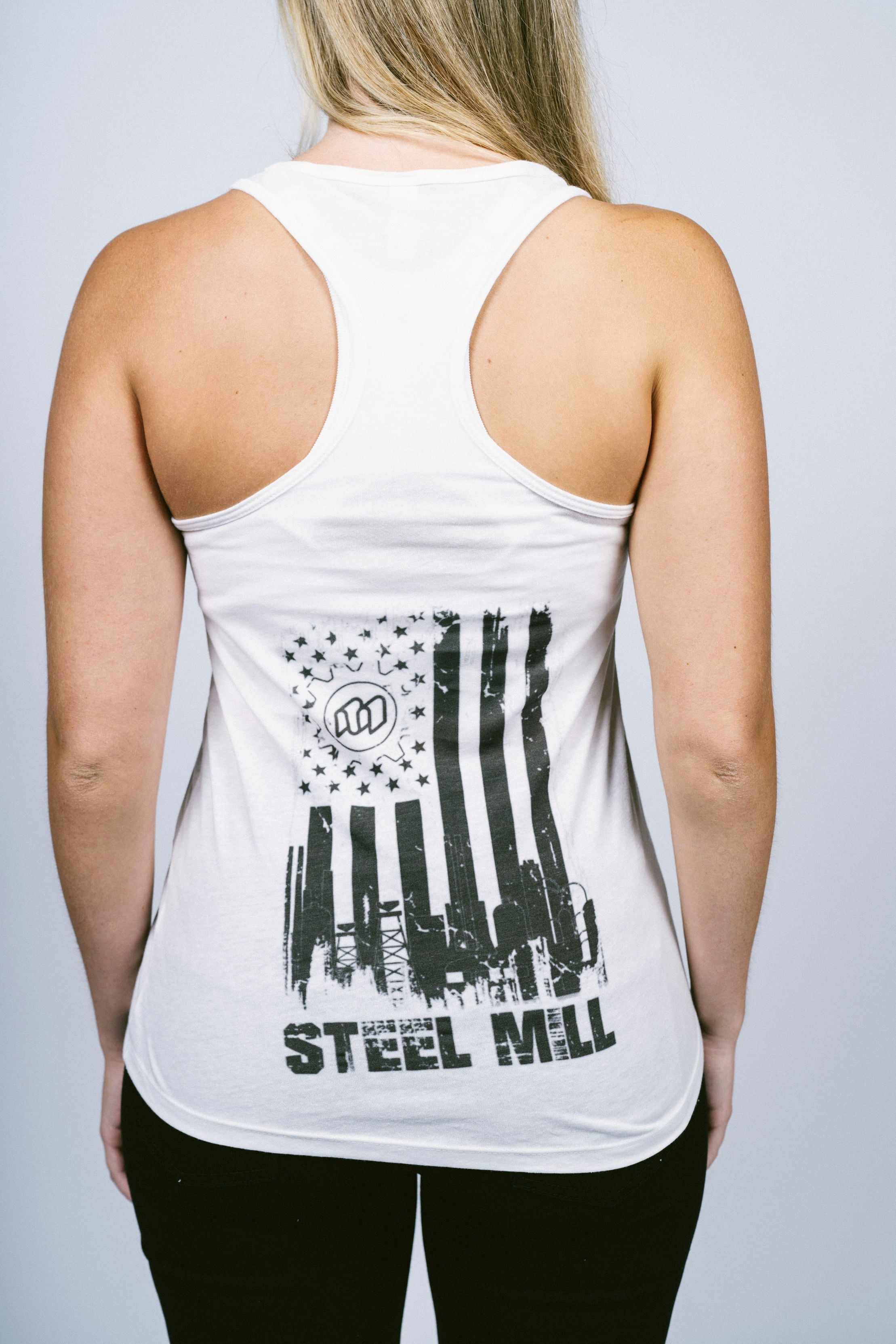 Mainline Metals Women's Tank Top White