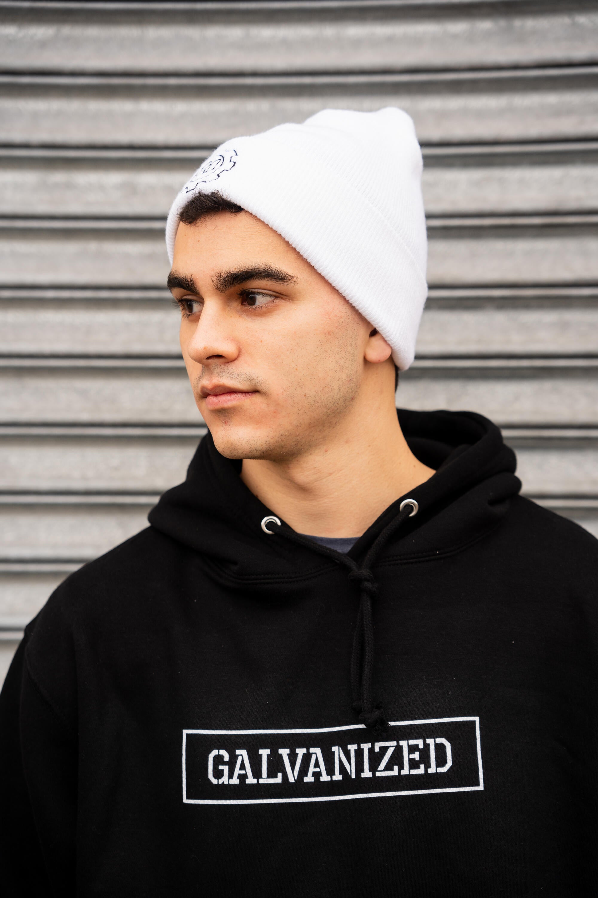 Mainline Metals Beanie White