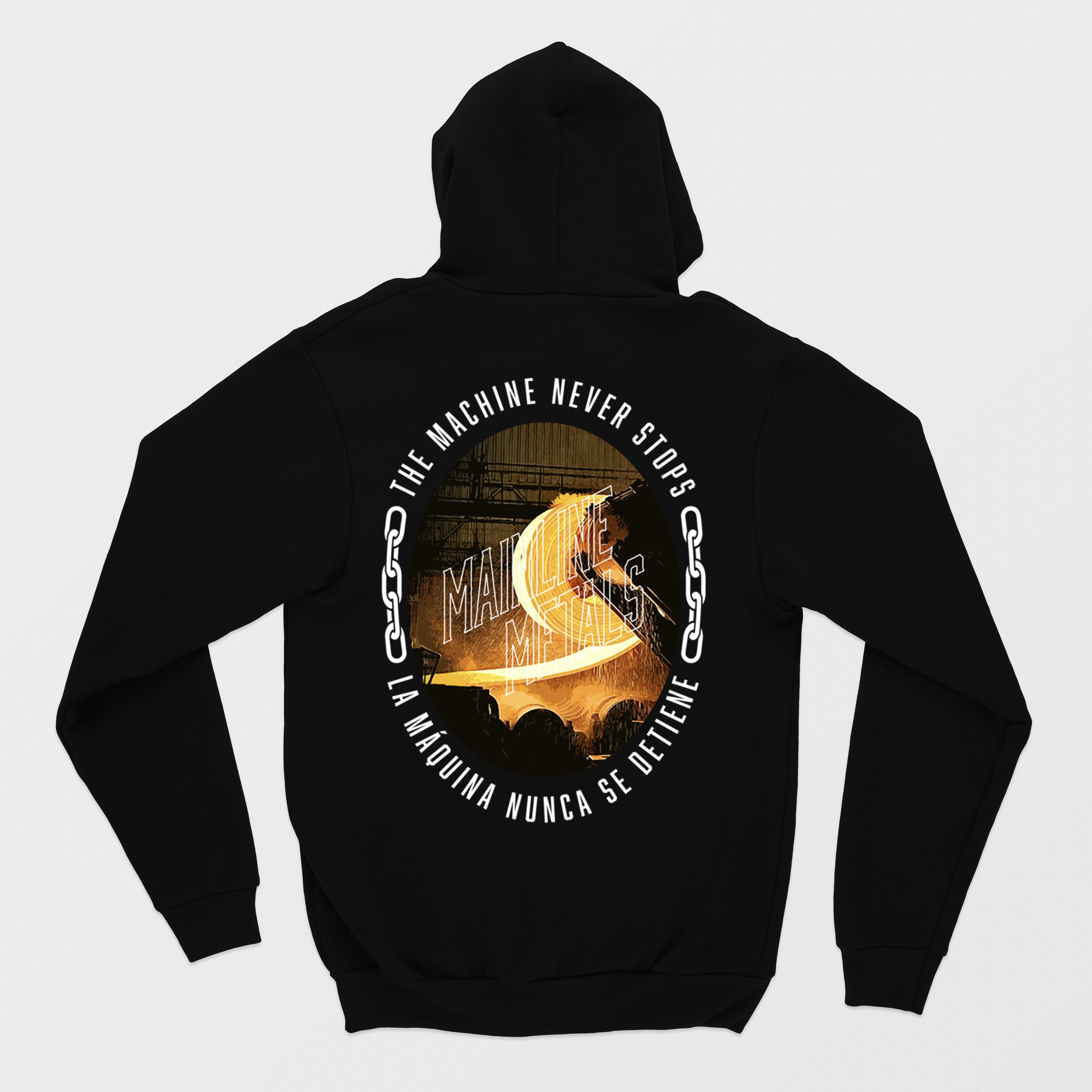 The Machine Never Stops Hoodie